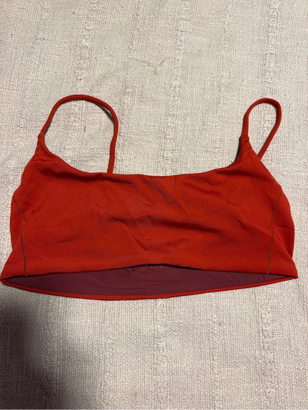 Left On Friday Red Bikini Bralette Top
